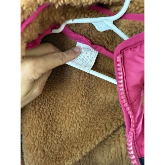Girls Patagonia Coat 6-12 Months Zip Yo Winter Jacket Reversible Tribbles Hoody - Picture 5 of 5